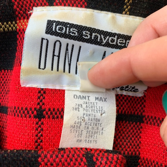 80’s Lois Snyder Dani Max Petite blazer jacket - Picture 7 of 7